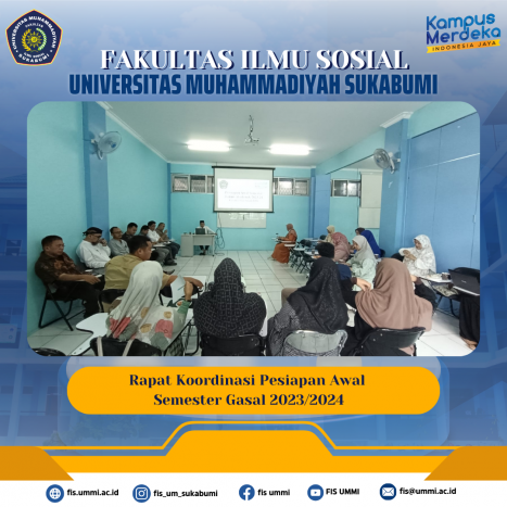 Coordination Meeting for Preparation for the Beginning of the 2023/2024 Odd Semester