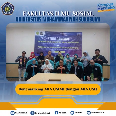 Bencmarking between UMMI Magister Administration Sciences with UMJ Magister Administration Sciences